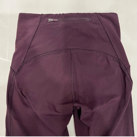 Lululemon Motionful 7/8 Tight 25" Black Cherry - Picture 5 of 8